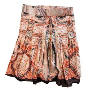 Vintage Orange Fairycore Mini Skirt